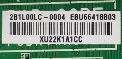 MAIN PARA TV LG / NUMERO DE PARTE EBU66418803 / EAX69462206(1.0) / MODELO 43NANO75UPA. BUSGLJM - Imagen 2